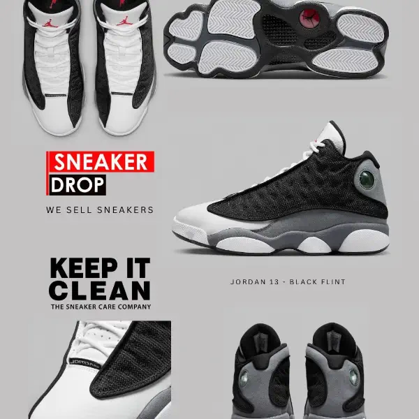 Jordan 13 Black Flint